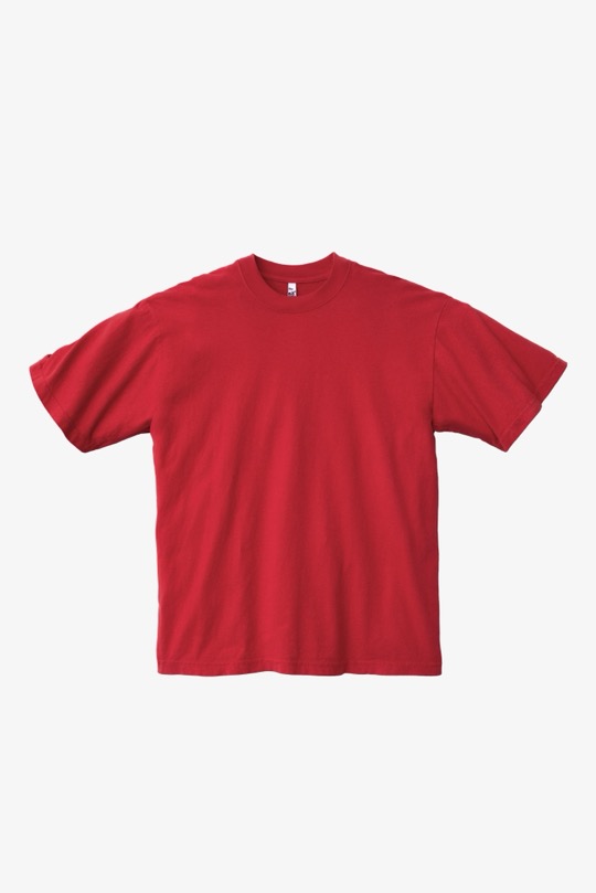 S/S Garment Dye Crewneck — Tomato front